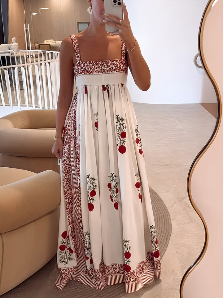 Lyla - Floral Spaghetti Strap Maxi Dress