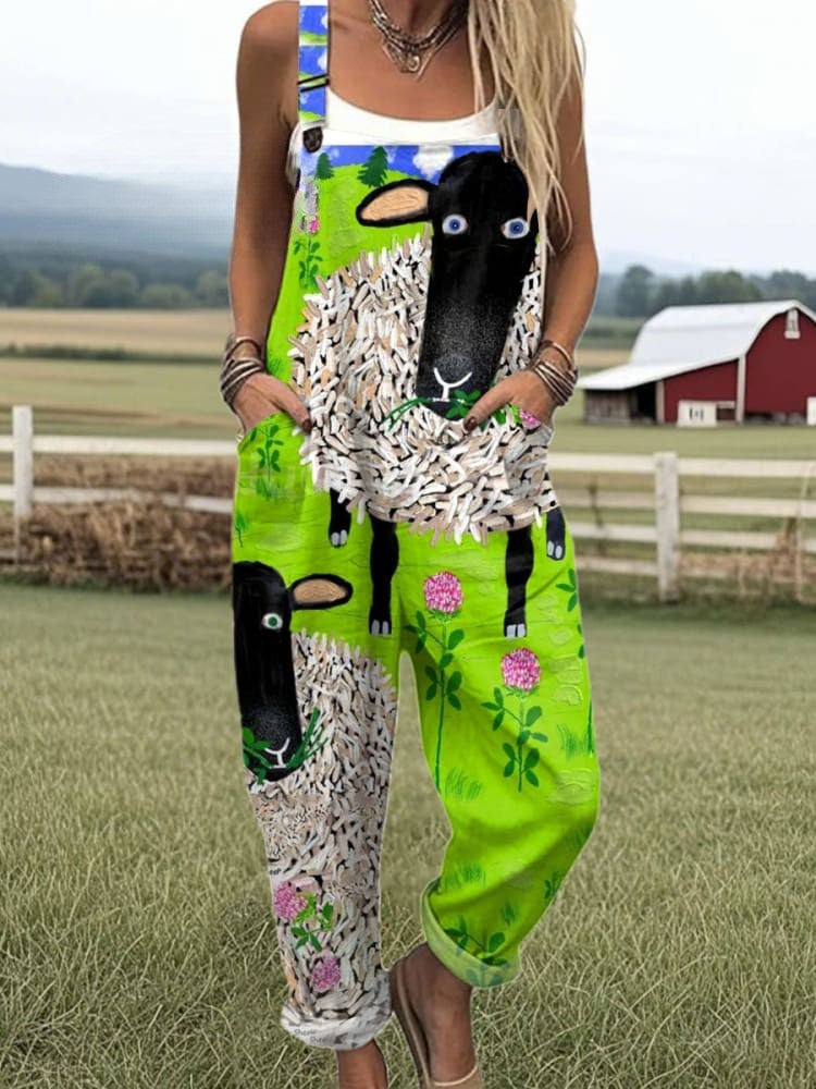 Temeria - Women’s Stylish Vintage Farm Jumpsuit