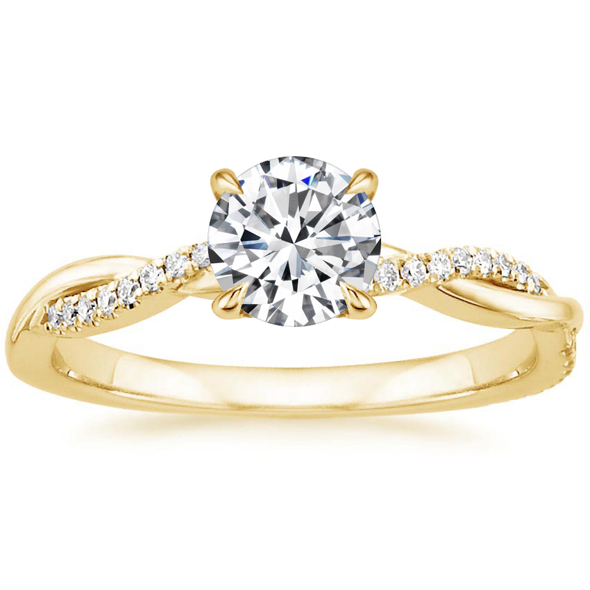 Sariyah - Diamond Twist Engagement Ring