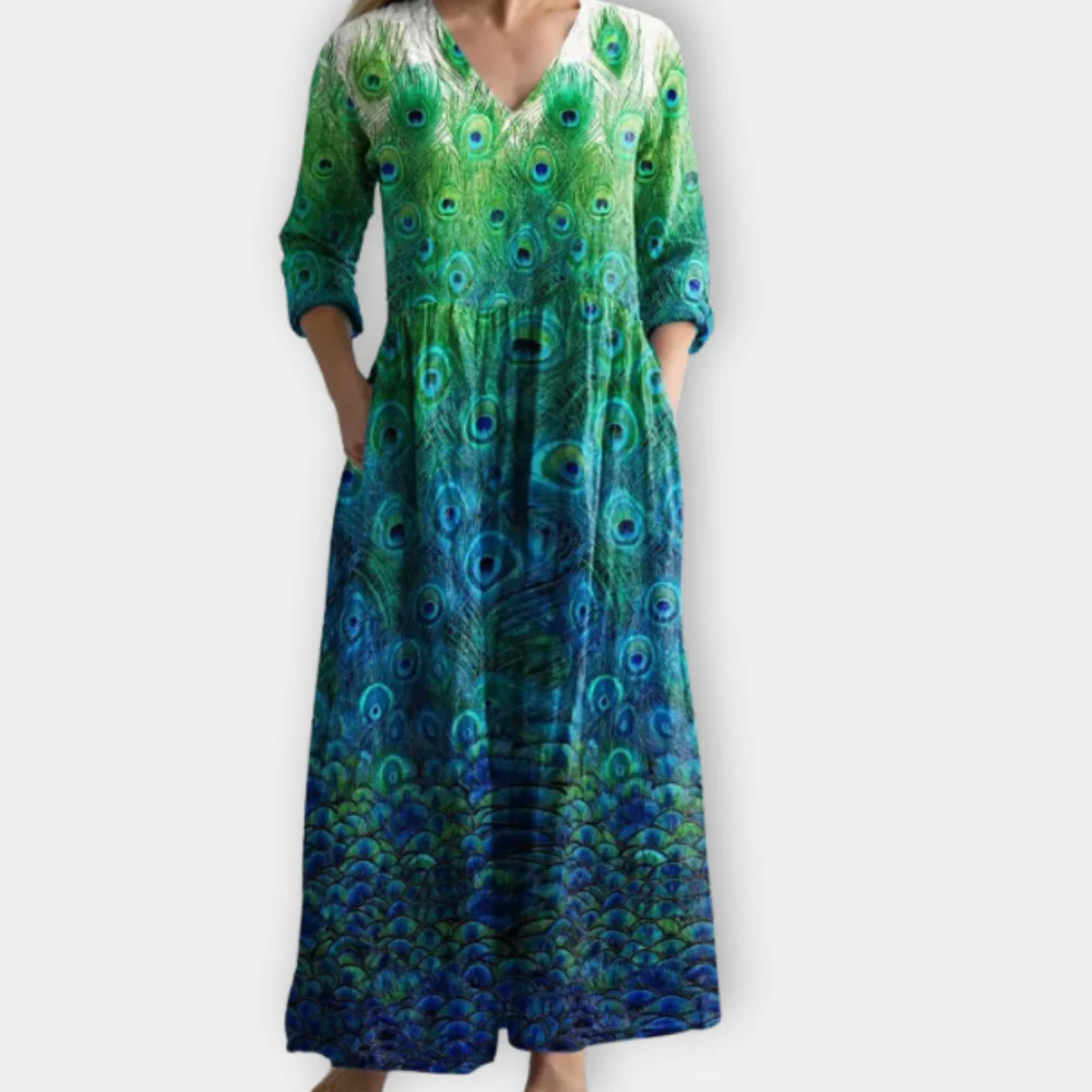 Calithia - Casual Boho Maxi Dress