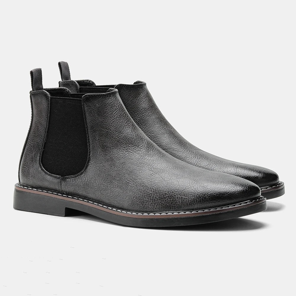 Robert - Timeless Chelsea Leather Boots