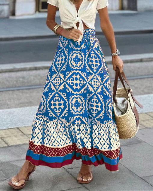 Elixie - Loose Fit Summer Swing Skirt