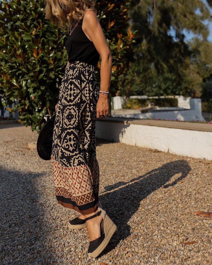 Elixie - Loose Fit Summer Swing Skirt