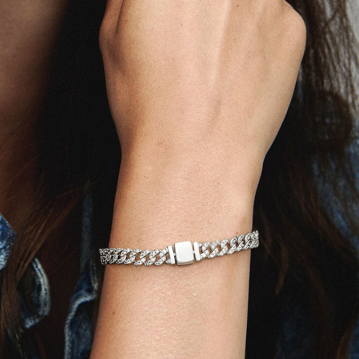 Oakley - Moissanite Charm Pandora Bracelet