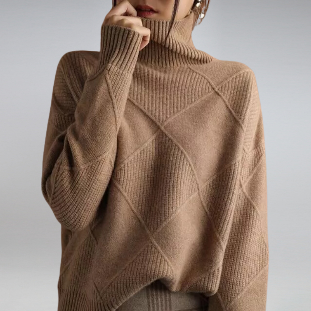 Sophia - Luxurious Cashmere Turtleneck Sweater