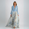 Quinn - Women's Floral Print Patchwork Maxi Dress