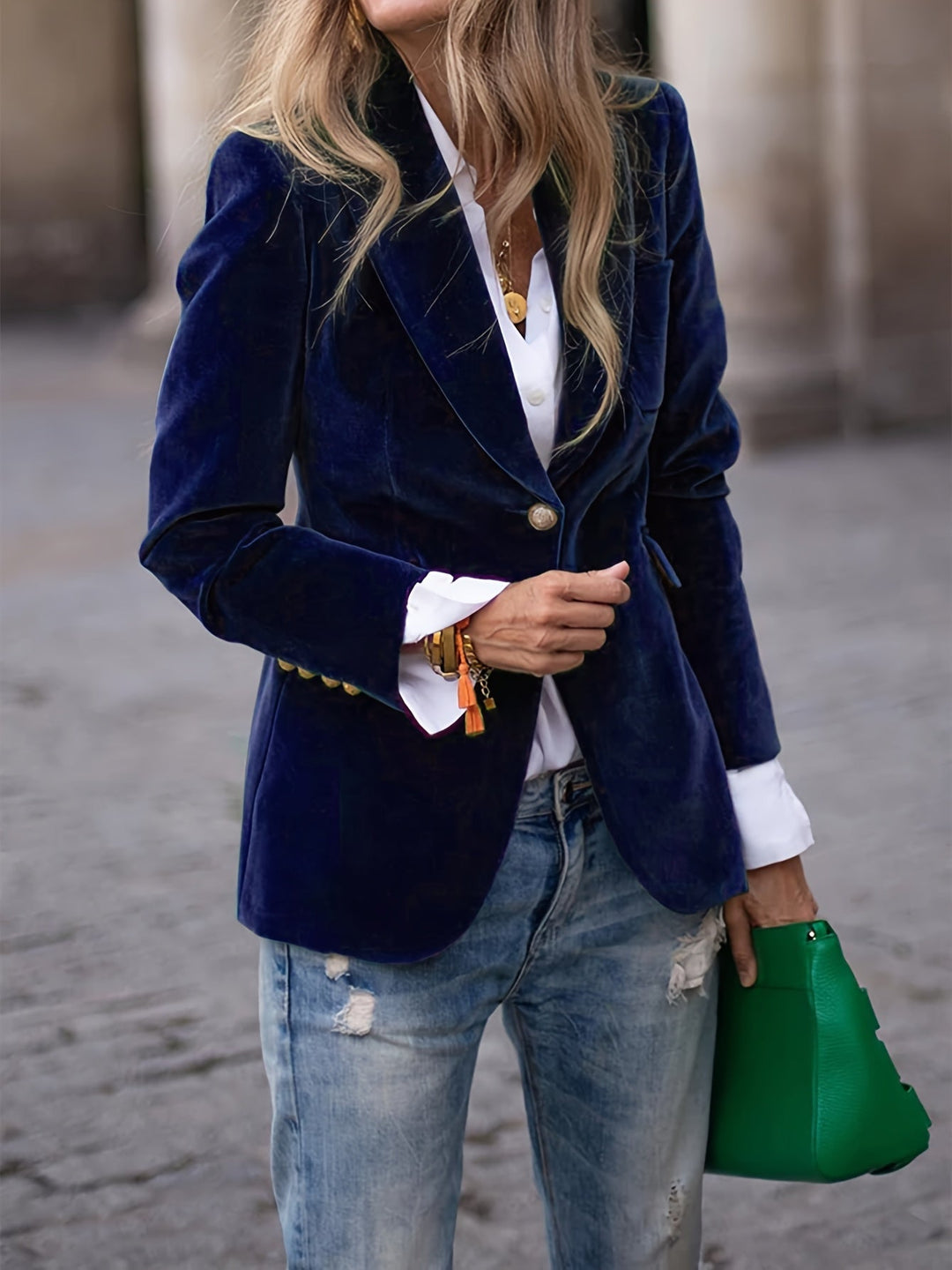 Lennox - Classic Velvet Blazer