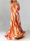 Nyra - Stylish Braided Halterneck Maxi Dress