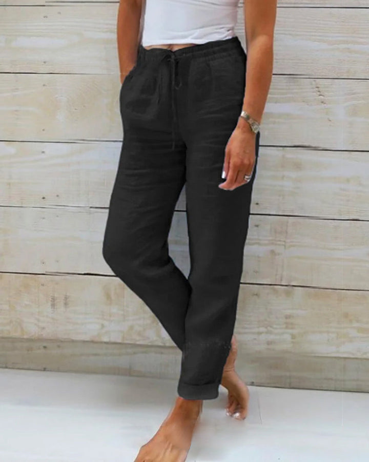 Lily - Comfortable Elegant Elastic Waist Pants