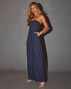 Hesper - Elegant Off-Shoulder Sleeveless Jumpsuit