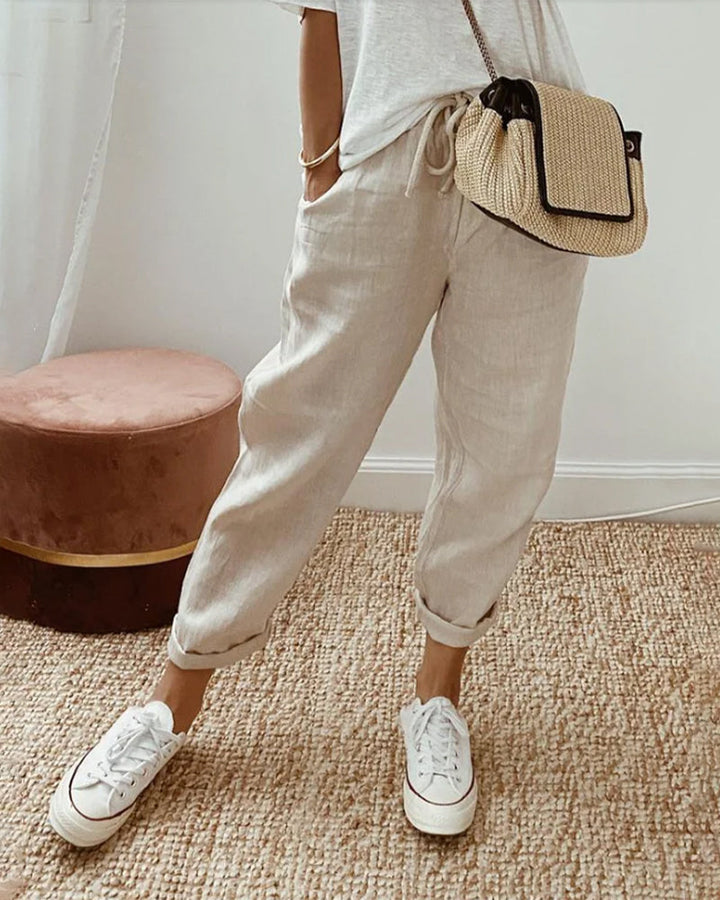 Lucy - Stylish Lightweight Linen Pants