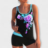 Edith - Floral Print Double-Strap Bikini Set