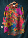 Clara | Playful Plant Art Shirt