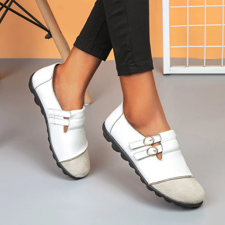 Priscilla - Comfortable Stitching Detail Women’s Loafers