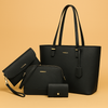 Ashby - Versatile 4-Piece Leather Handbag and Shoulder Bag Set