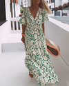 Anouk - Casual V-Neck Loose Beach Dress