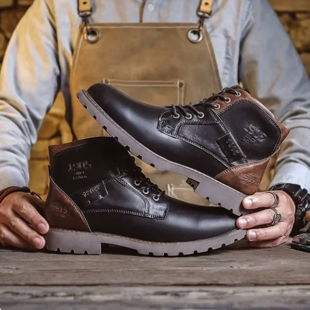 Matthew - Retro-Inspired Men's Casual Leather Shoes
