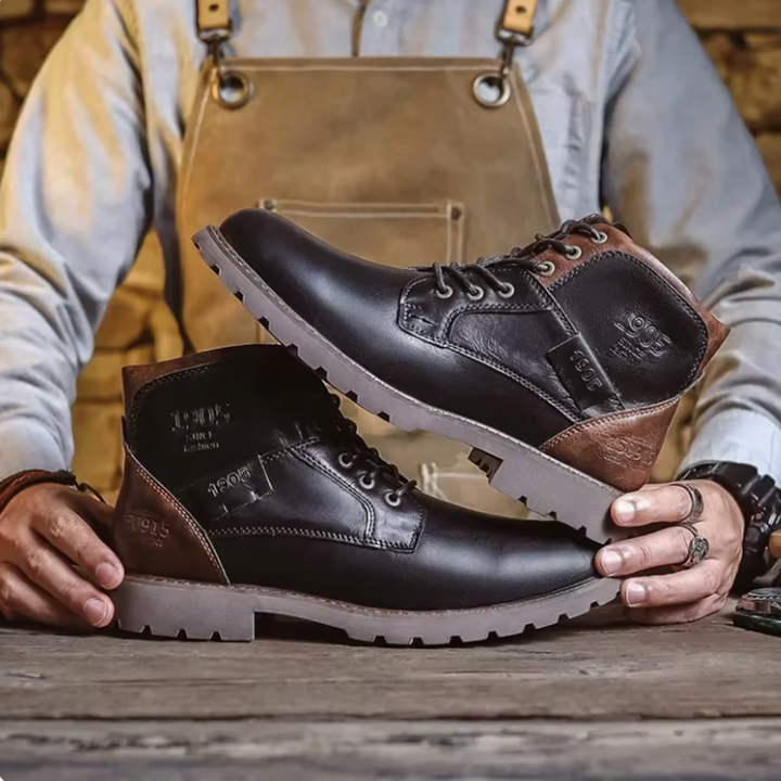 Matthew - Retro-Inspired Men's Casual Leather Shoes