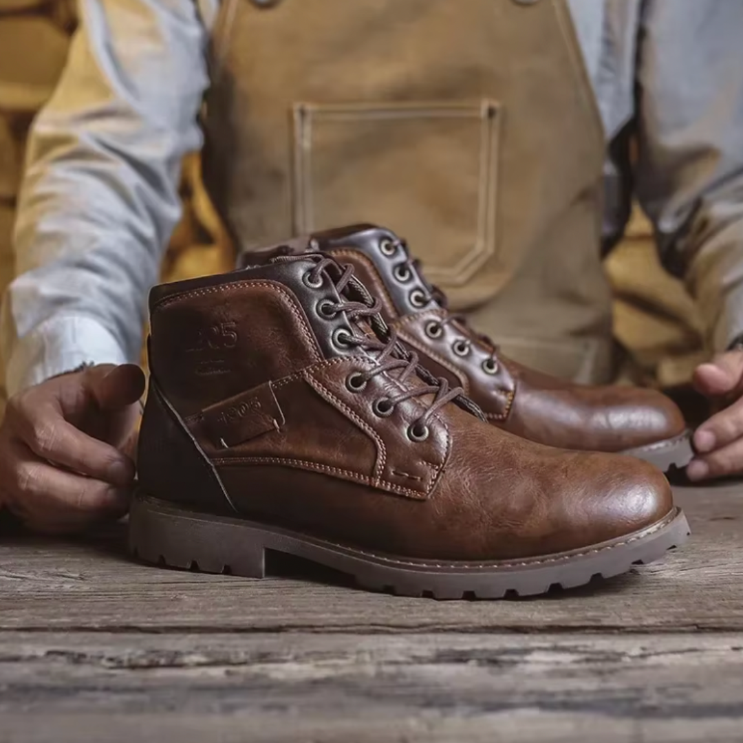 Matthew - Retro-Inspired Men's Casual Leather Shoes