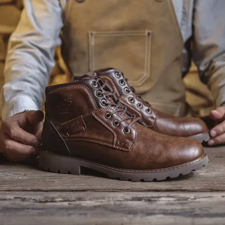 Matthew - Retro-Inspired Men's Casual Leather Shoes