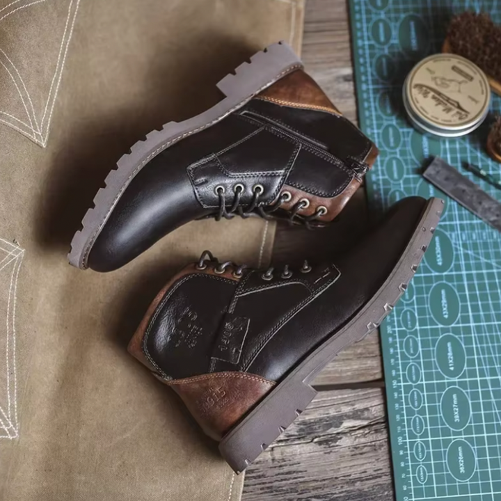 Matthew - Retro-Inspired Men's Casual Leather Shoes