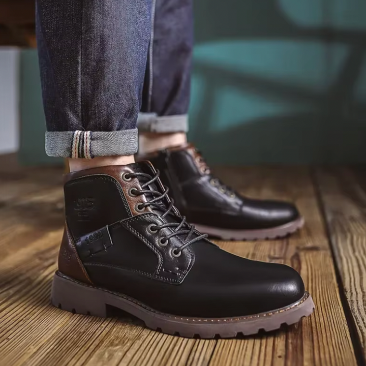 Matthew - Retro-Inspired Men's Casual Leather Shoes
