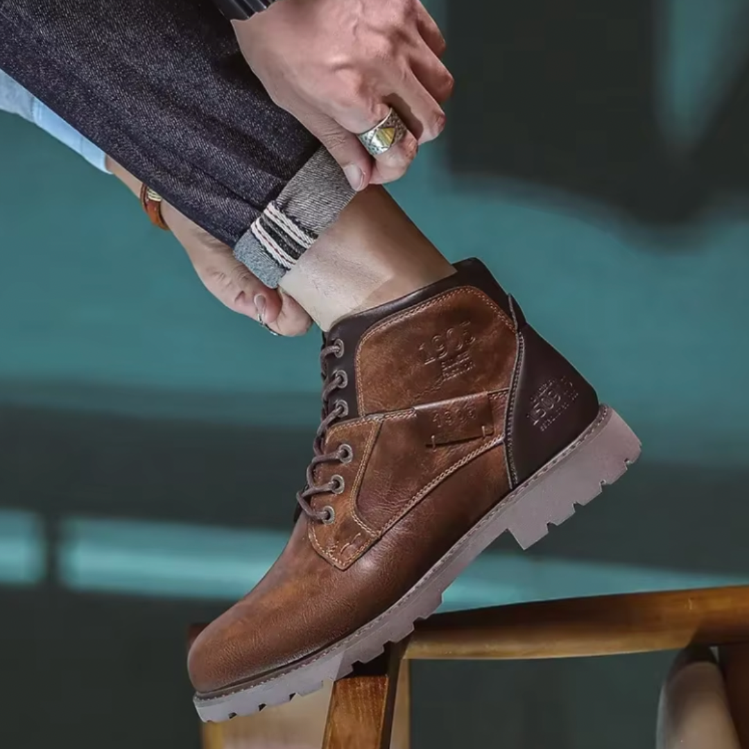 Matthew - Retro-Inspired Men's Casual Leather Shoes