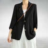 Nereida - Simple Retro Long Sleeve Coat