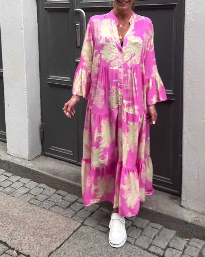 Carmina - Chic Long Floral Dress