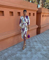 Alice - Chic Patterned Two-Piece Set
