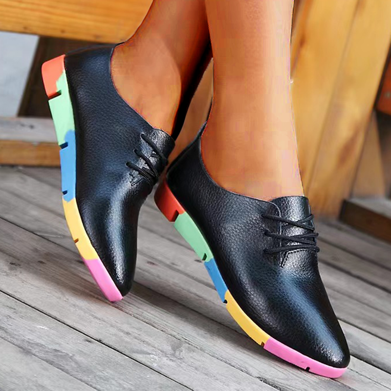 Poppy - Colorful Lace-Up Shoes