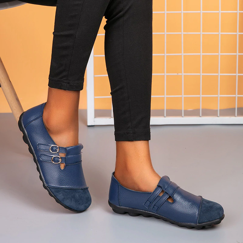 Priscilla - Comfortable Stitching Detail Women’s Loafers