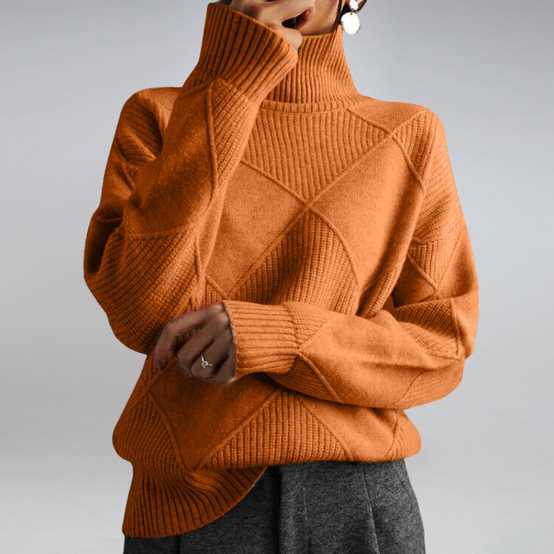 Sophia - Luxurious Cashmere Turtleneck Sweater