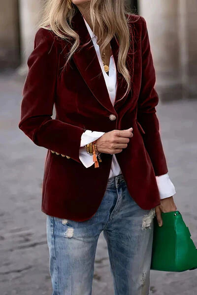Lennox - Classic Velvet Blazer