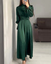 Kylie - Elegant Tossy Ruffled Bandage Maxi Dress