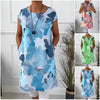 Evelyn - Casual Pocketed Short Sleeve Dress