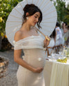 Lily - Women's Maternity Off-Shoulder Maxi Dress
