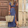 Jazzara - Vintage V-Neck Belted Midi Dress