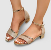 Lauren - Gold Chain Orthopedic Sandals