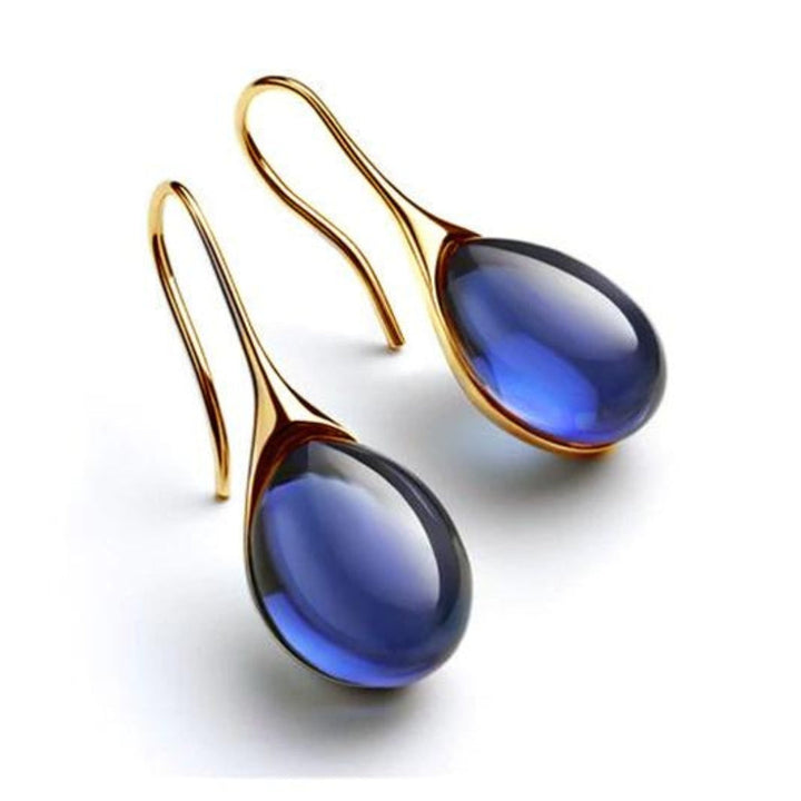 Kayla - Elegant Crystal Gold Earrings for Women