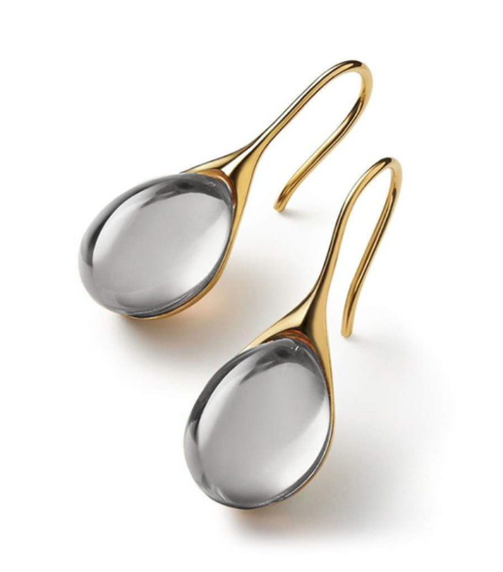 Kayla - Elegant Crystal Gold Earrings for Women