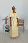 Halo - Elegant Puff Sleeve Maxi Dress