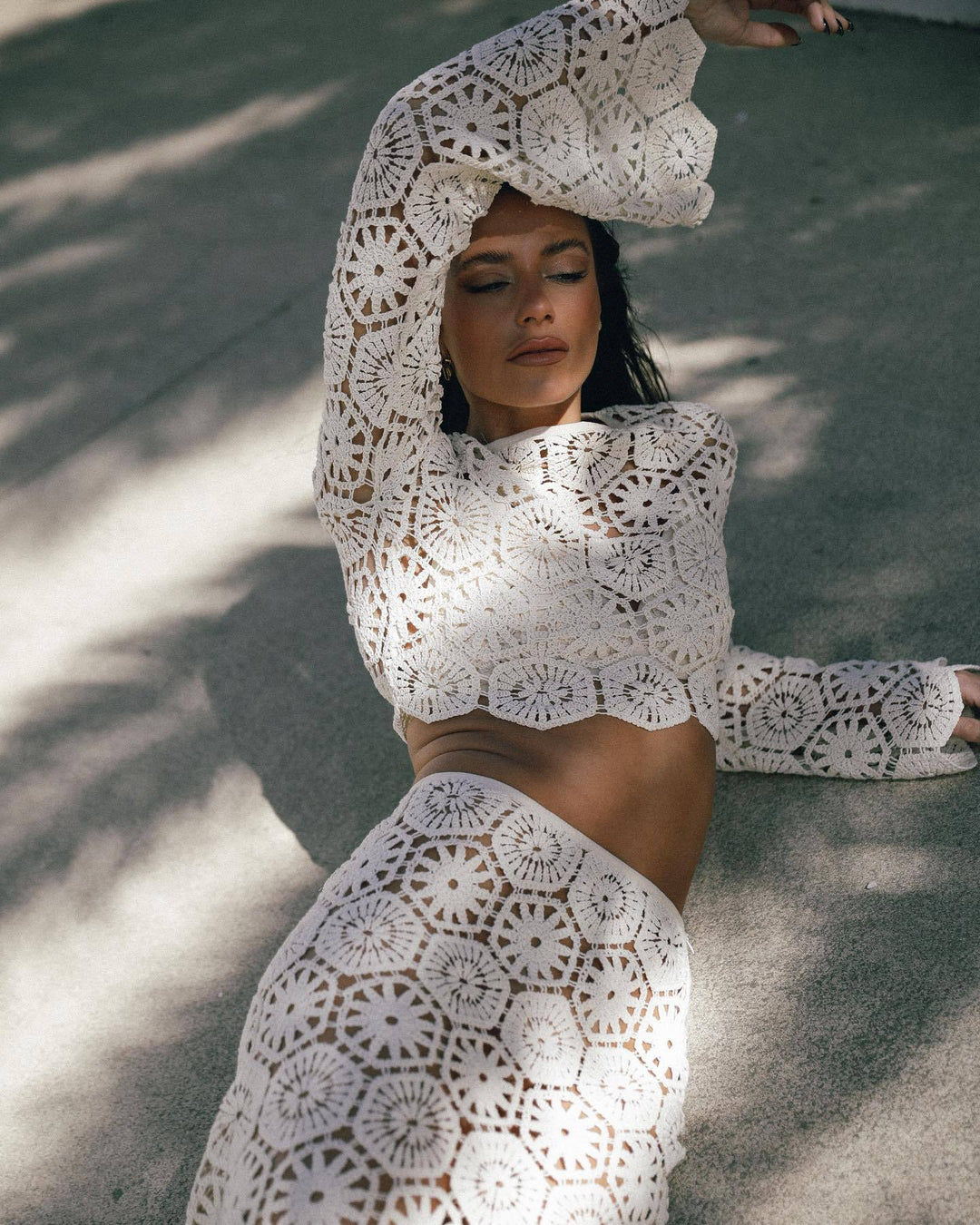 Ellie - Women’s Crochet 2-Piece Set