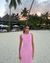 Mila - Trendy Slim Fit Kintted Maxi Dress