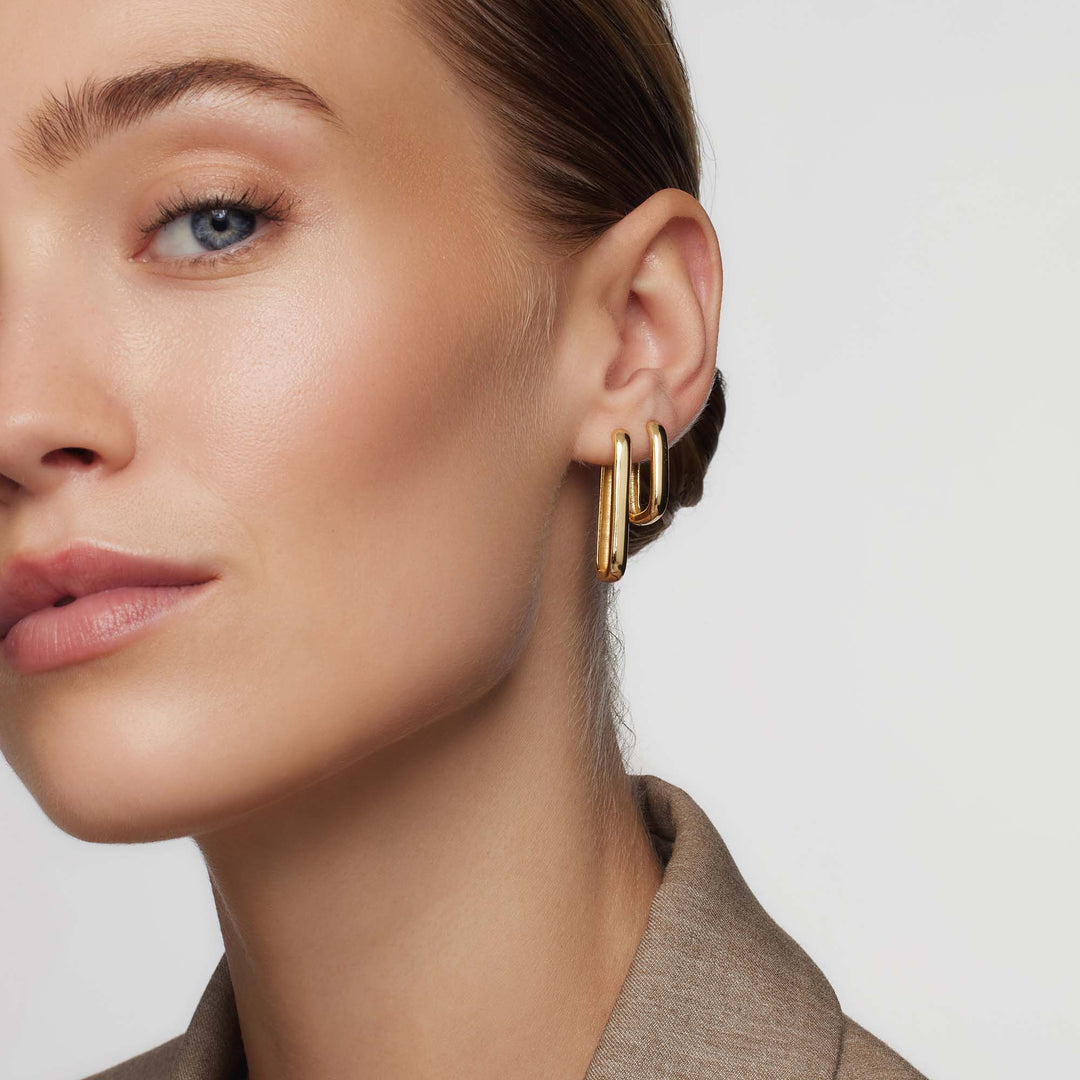 Janais - Icon Hoops Statement Earrings