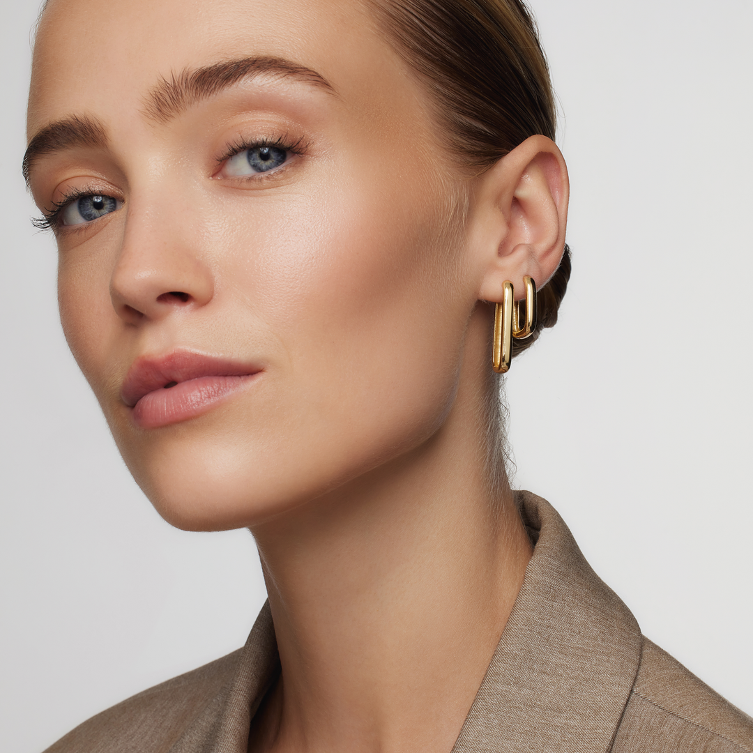 Janais - Icon Hoops Statement Earrings
