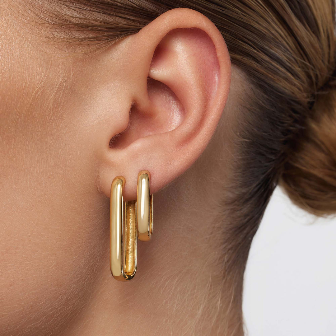 Janais - Icon Hoops Statement Earrings