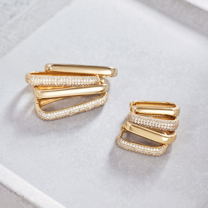 Janais - Icon Hoops Statement Earrings