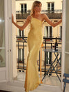 Selira - Spring Satin Backless Long Dress