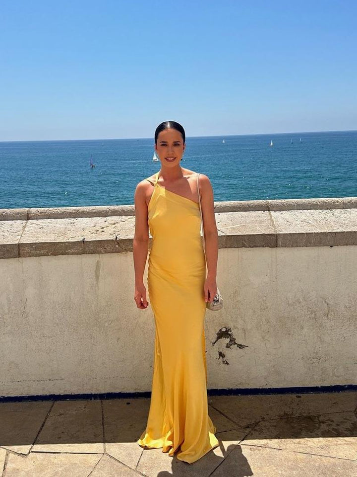 Selira - Spring Satin Backless Long Dress